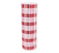 3 Rolls Christmas Decorative Mesh Ribbon Polyester | Simple Elegant Metallic Foil Finish, Smooth Surface, Cut to Length Use for Crafters and Florists