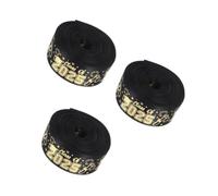 3 Rolls Class of 2025 Graduation Ribbon, Gold Foil Polyester Tape | Elegant Trim for Party Favour Bags and Boxes, Quick Tying, Suitable for Table Centrepieces and Ceremonies