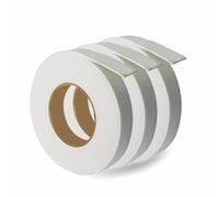 3 Rolls Double Sided Tape Self Adhesive Foam Tapes Extra Sticky Heavy Duty Mounting Tape for Packaging Parcels Carpet Fixing Home Office and DIY Projects (3 x 2m x 18mm)