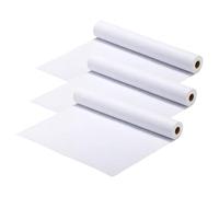 3 Rolls Drawing Paper Roll - White Arts Paper Roll 44cm x 3m for Easel, Arts Craft, Painting, Sketching, Bulletin Board, Wall Art, Gift Wrapping, Poster Making and Creative Projects