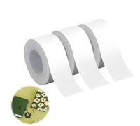 3 Rolls Label Maker Tape, 15mm x 4M Custom Self Adhesive Labels, Thermal Label Tape are Compatible for PRT Qutie/Makeid L1 Q1 E1 Label Printer, Suitable for Home Office and School Use (White)
