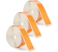 3 Rolls Label Maker Tape for Phomemo D30 Label Printer Machine, 12mm x 40mm Thermal Paper Stickers Waterproof Self Adhesive Label Tape Replacement for Home Office School Files (Orange)
