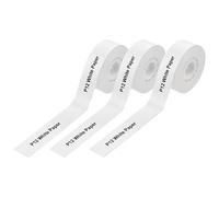 3 Rolls Label Maker Tape,Waterproof DIY Self-Adhesive Labels Compatible for Qutie Label Printer P15/P12/Q2/HP1/HP4/D32/D35 for Name Price Shelf Life Classification(15mmx4m)(White)