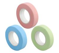 3 Rolls Micropore Fabric Eyelash Extension Tape - Breathable Adhesive for Lash Extensions