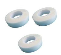 3 Rolls Micropore Medical Tape 1.25cm x 9.1m First Aid Taping Bandages Adhesive Microporous Tape Eyelash Extension clear