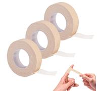 3 Rolls Micropore Tape 1.25cm, Skin Color Breathable Surgical Wrap Tapes Elastoplast Self-Adhesive Medical Flexible Bandage for Dressings Catheter Fixing Sports Injuries Wrist Finger First Aid (5m)