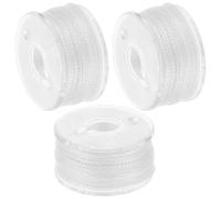 3 Rolls Pva Water Soluble String for Fishing, White 20m Roll | Pva Material, Temporary Bait Securing, Neat Tackle Storage, for Coarse and Carp Anglers