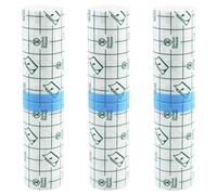 3 Rolls Tattoo Aftercare Waterproof Bandage Second Skin Tattoo Transparent Film Dressing Stretch Adhesive Bandage Tape Antibacterial Bandages for Tattoo Aftercare Recovery