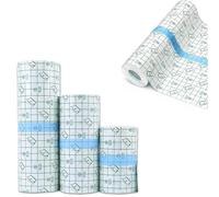 3 Rolls Transparant Waterproof Adhesive Bandages,Second Skin Healing Protective Bandages,Waterproof Tattoo Supplies for Swimming,Shower,Wound Initial Healing,Skin Protection (2m*(5cm+10cm+15cm))
