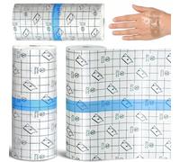 3 Rolls Transparent Tattoo Tape Set, Waterproof Aftercare Bandage, 15cm*1m
