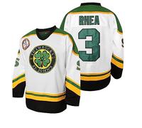 3 Ross The BOSS Rhea St John's Shamrocks Jerseys with EMHL Patch Hockey Jersey for Men, 3white, XL