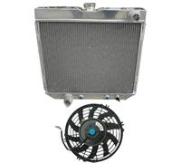 3 Row Aluminum Radiator + Fan Fit For Ma/ME 1969-1970