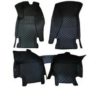 3 Row Seats Car Floor Mat Accessories Foot Carpet For Cadillac XT6 2020-2023(Black blue)