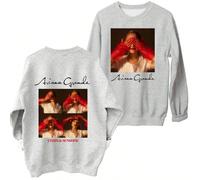 (3, S) 2025Ariana Grande Eternal Sunshine Sweatshirt Harajuku Round Neck Long Sleeve Oversized Hoodie P!nk Fans Gift