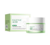 3% Salicylic Acid Acne Repair Cream, Salicylic Acid Acne Treatment Cream, Repair Stubborn Acne Pore Shrinkage Improve Acne Scars Moisturising for Acne-Prone and Oily Skin 50g