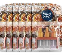 3 Scents Gingerbread Spice Air Freshener Refill 6 Pack Compatible With 3Volution 20Ml Long Lasting Home Scent