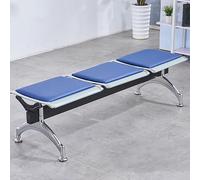 3 Seat Waiting Room Bench ， Office Reception Chair with Soft Cushion for Lobby, Airports, Hospitals, Banks, Salons, and Barbershops