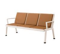 3-Seat Waiting Room Bench with Armrests and Backs Comfortable Reception Chairs for Office Airport Hospital Bank and Business Use - Durable & Stylish