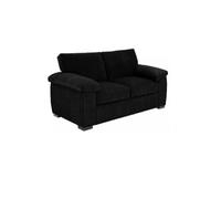 (3 Seater, Black) Amalfi Jumbo Cord 3 Seater and 2 Seater Sofa
