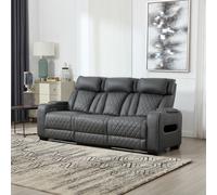 (3 Seater, Charcoal) Capri Electric Recliner Cinema Chair