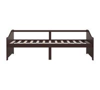 3-Seater Day Bed Frame Honey Brown 90x200cm No Mattress Pine Wood