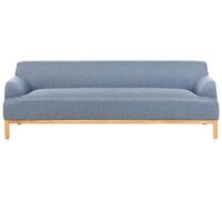 3 Seater Fabric Sofa Blue SOSJO