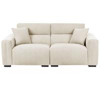 Sofa 3 Seater FAUSKAN Fabric Light Beige