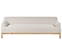 3 Seater Fabric Sofa Light Beige SOSJO
