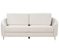 Beliani Sofa 3 Seater Trosa Fabric Beige