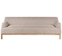 3 Seater Fabric Sofa Light Brown SOSJO