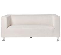 3 Seater Fabric Sofa White FLORO