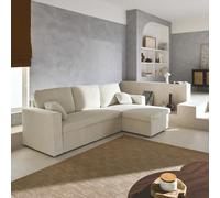 3-Seater Large Corduroy Corner Sofa Bed - Sweeek