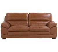 Sofa 3 Seater HORTEN Leather Golden Brown