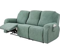 3 Seater Recliner Chair Covers, 8-Pieces Stretch Recliner Slipcover