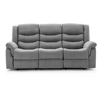 (3 Seater) Seattle Fabric Manual High Back Recliner 3+2+1 Suite Sofa Armchair Set