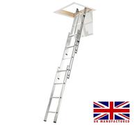 3 Section Aluminium Loft Access Ladder - Bargain prices & quick delivery