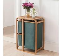 3-Section Laundry Hamper with Pull-Out Sorting Bags, Large Clothes Storage Basket with Shelf for Bedroom, Laundry Room, and Storage Room - Organize Your Laundry Effortlessly!