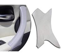 3 Series Interior Grey Door Handle for E90 328i - Passenger Side Grey Trim Leather Cover Fits Left Door E91 E92 E93 Diesel and Petrol