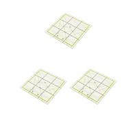 3 set 1 Piece Plastic Quilting Template Patchwork Tailor Sewing Ruler Square