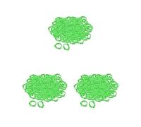 3 set 100x Chicken Leg Rings 001-100 Duck Chicks Leg Band Clip Green 2.8x2.6 cm