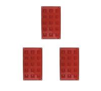 3 Set 15-Cavity Silicone Pyramid Shape Silicone Mold Fondant Cake Chocolate Moulds