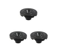 3 set 2 Pieces Round Style String Tree String Retainer for Electric Bass Black