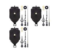 3 Set 23mm Quartz Pendulum Clock Movement Mechanism with Clock Hands Kits for DIY Clock Repair Parts Replacement