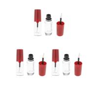 3 Set 2X 5ML Empty Lip Gloss Tube Lipstick DIY Containers Bottles with Brush as described Type 3