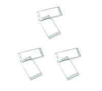 3 set 2x Metal Humbucker Pickup Frame Mounting Ring for LP Electric Guitar Silver