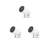 3 set 4/5G WiFi6 Pro Projector Seamless Outdoor Viewing 2.4/5G WiFi6 BT 5.0 Video Projector Cinema Outdoor 260ANSI 720P UK