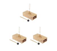 3 set 440HZ Tuning Fork with Wooden Resonant Box Musical Instrument Acoustic Study