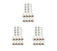 3 set 4L 4R Cream Knobs Tuning Pegs Machine Heads String Tuners Set for Mandolin