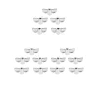 3 set 5 Pieces 8mm Cymbal Stand Wing Nut for Practice Stage Performance M8, Silver