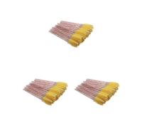 3 set 50 Pcs Eyelash Brush Makeup Tools Valentine's Day Sweet Eyebrow Tweezer Easily Grip Eyelashes Clip Brow Brushes Pink Rod/Yellow